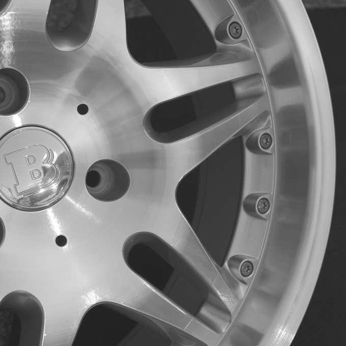Smart Brabus Monoblock VI Silver with High Sheen Alloy Wheel Product Image #3
