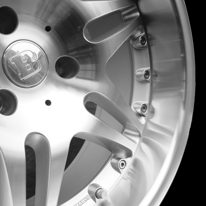 Smart Brabus Monoblock VI Silver with High Sheen Alloy Wheel Product Image #5