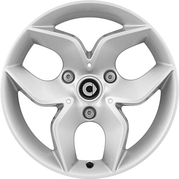Smart 3 Double Spoke Titanium Silver (v3) Alloy Wheel Product Image #1