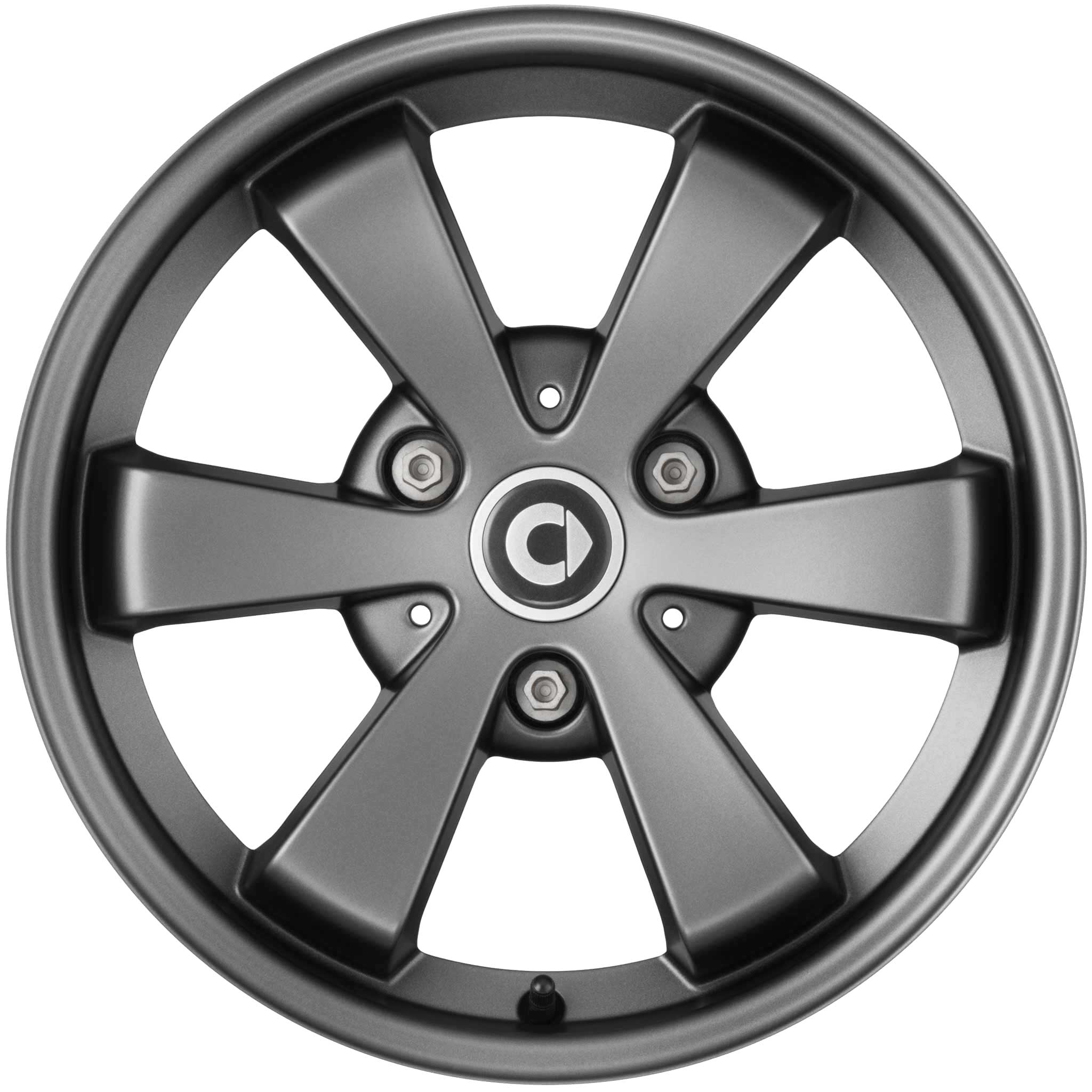 Smart 6 Spoke Dark Grey Metallic Matt (v1) Alloy Wheel Product Image #1