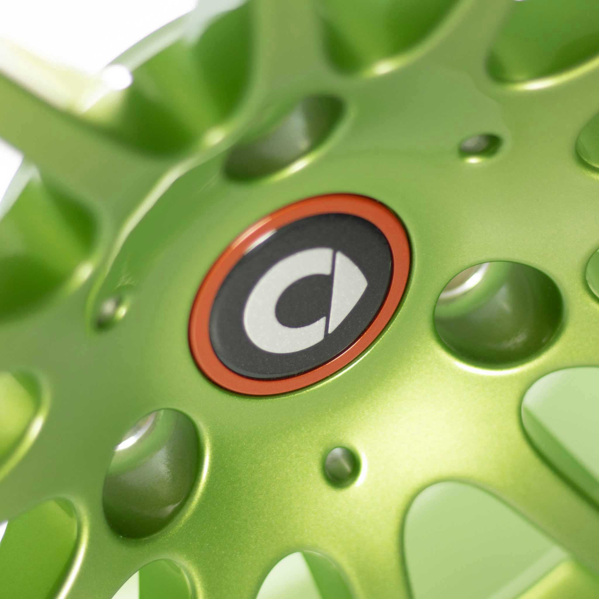 Smart 12 Spoke Energy Green Metallic Gloss (v1) Alloy Wheel Product Image #3
