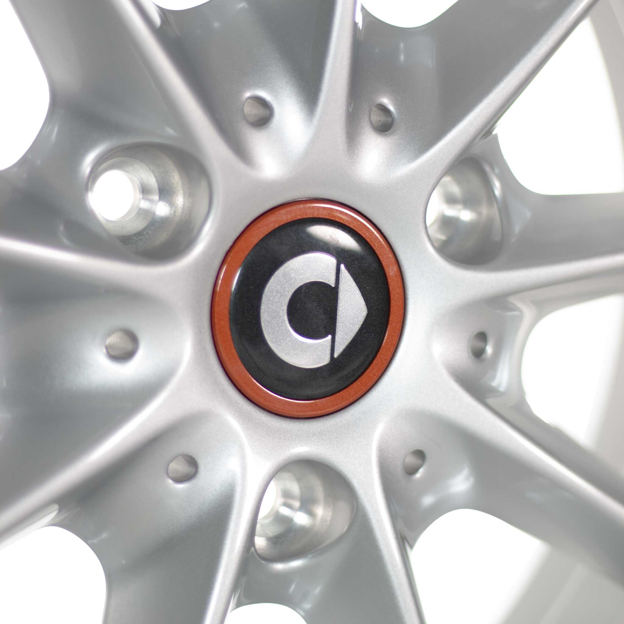 Smart 9 spoke Titanium Silver (v2) Alloy Wheel Product Image #4