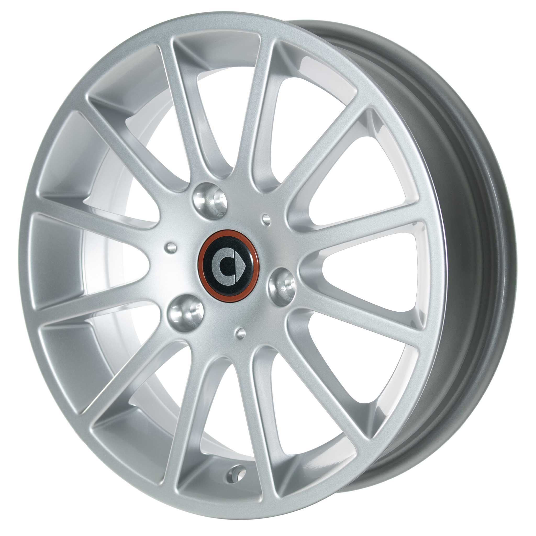 Smart 12 Spoke Titanium Silver (v1) Alloy Wheel Product Image #2