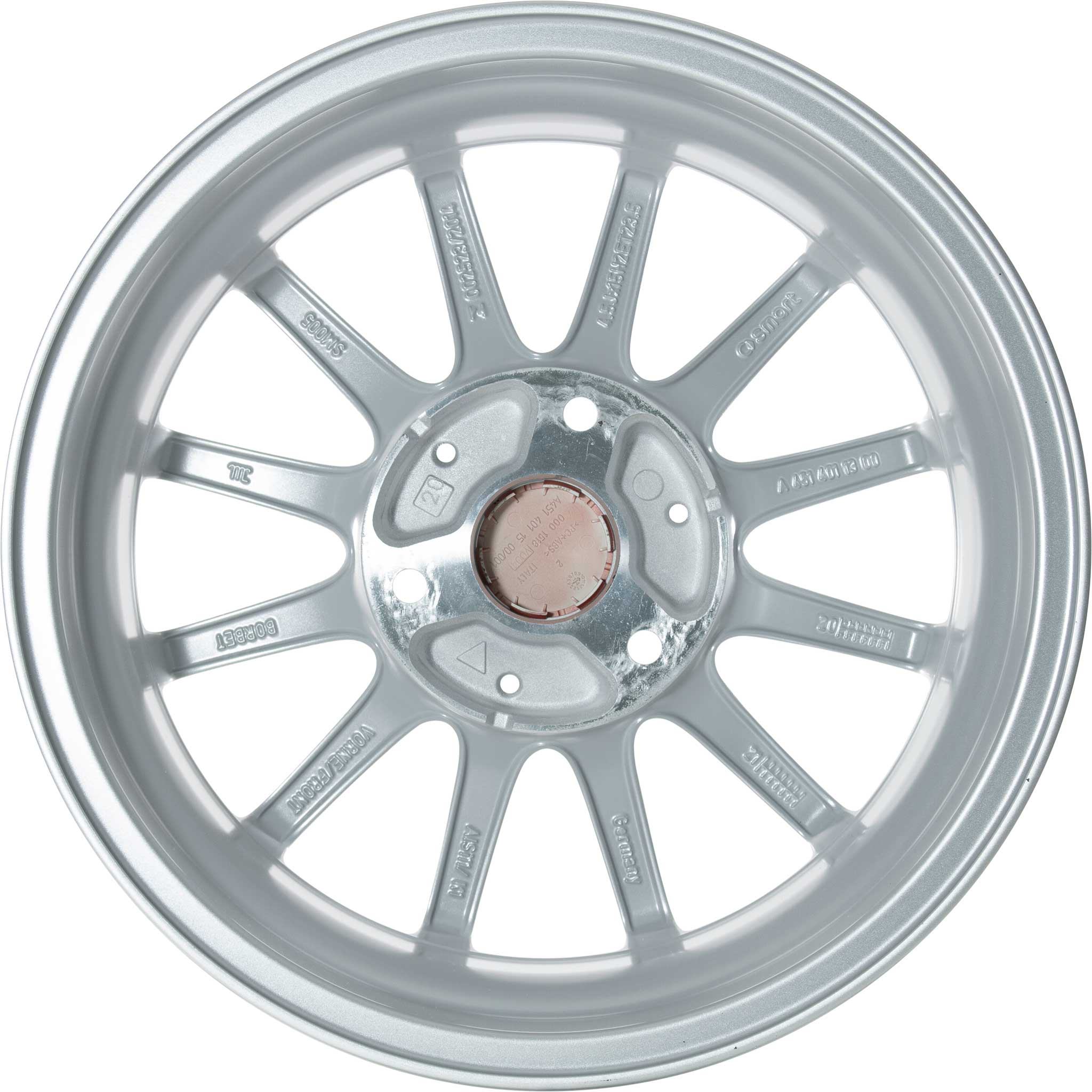 Smart 12 Spoke Titanium Silver (v1) Alloy Wheel Product Image #3