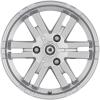 Smart 6 Double Spoke Titanium Silver Wheel Img 1