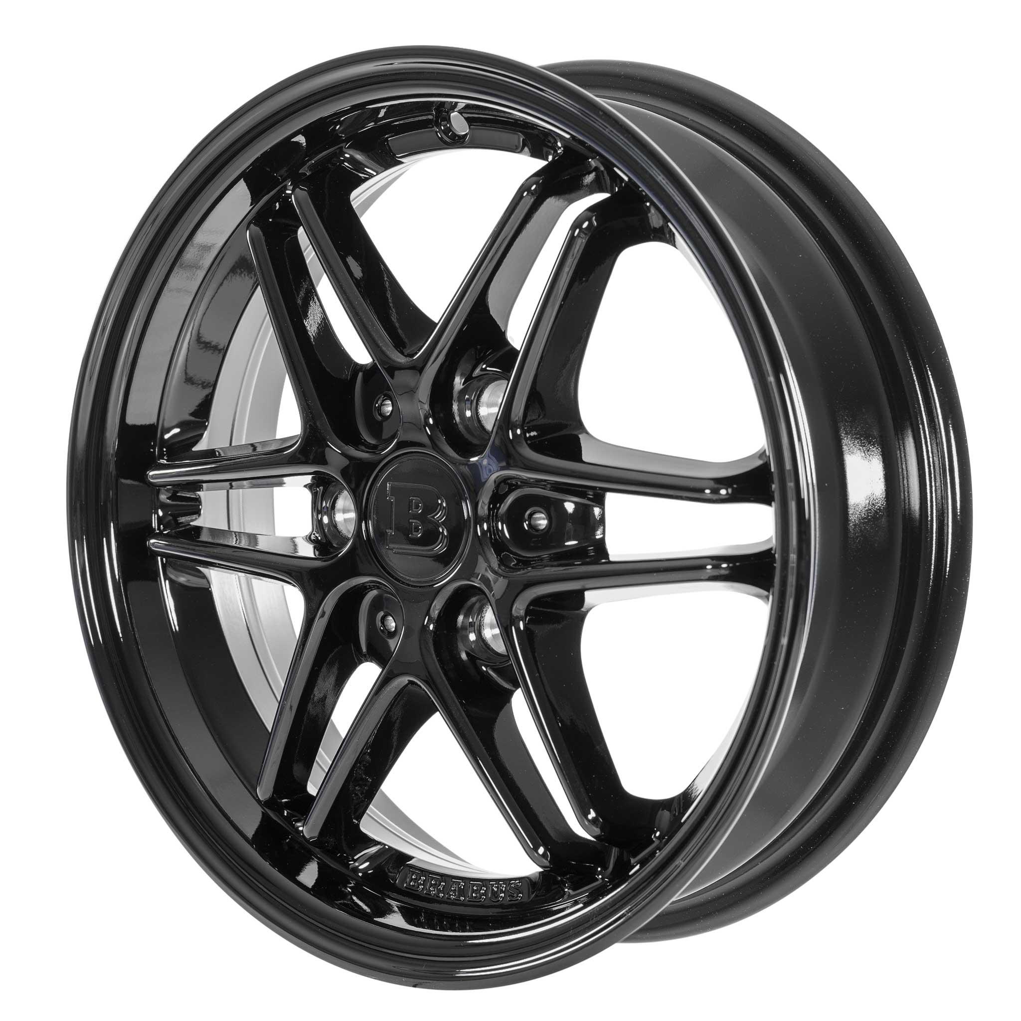 Smart Brabus Monoblock VI Black Alloy Wheel Product Image #2