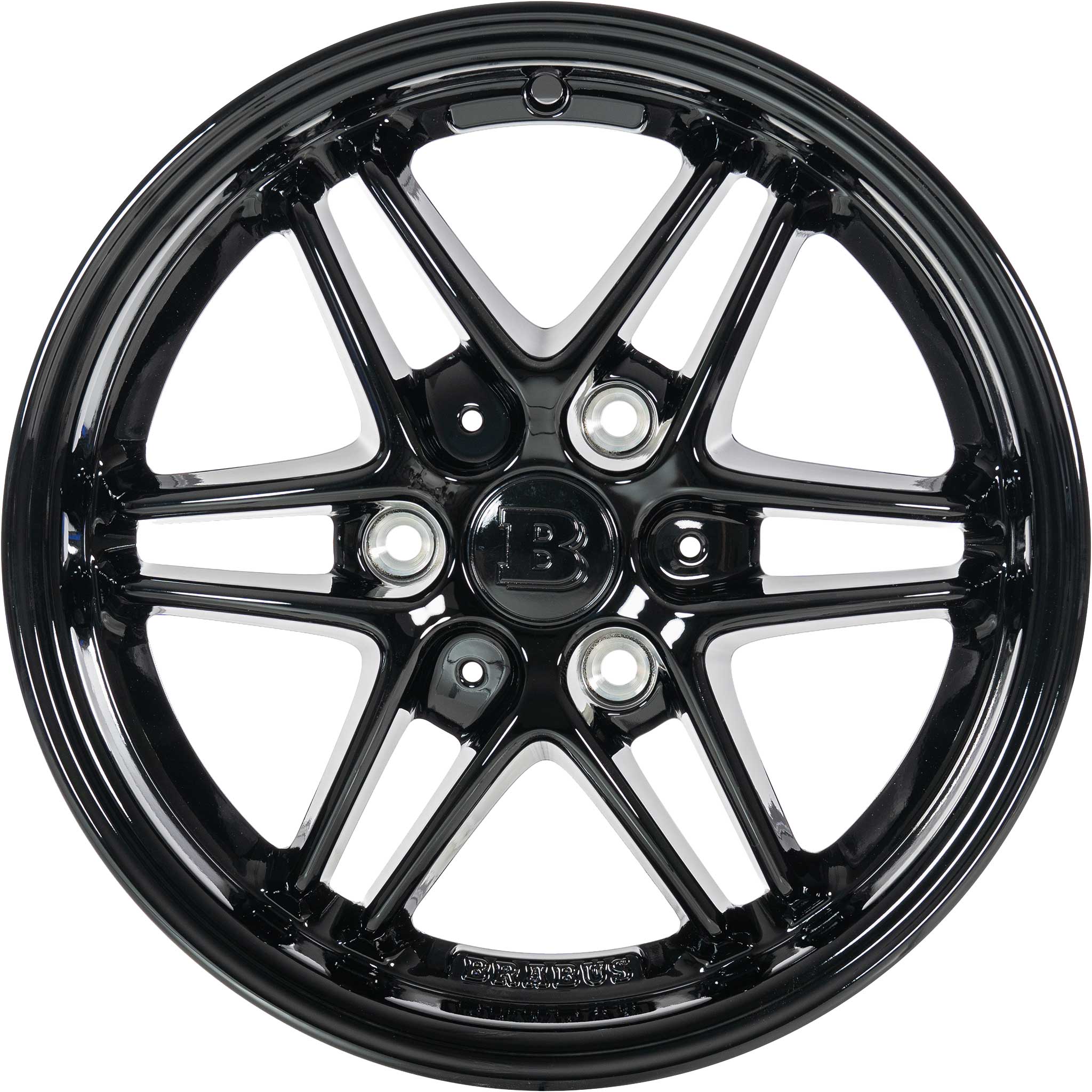 Smart Brabus Monoblock VI Black Alloy Wheel Product Image #1