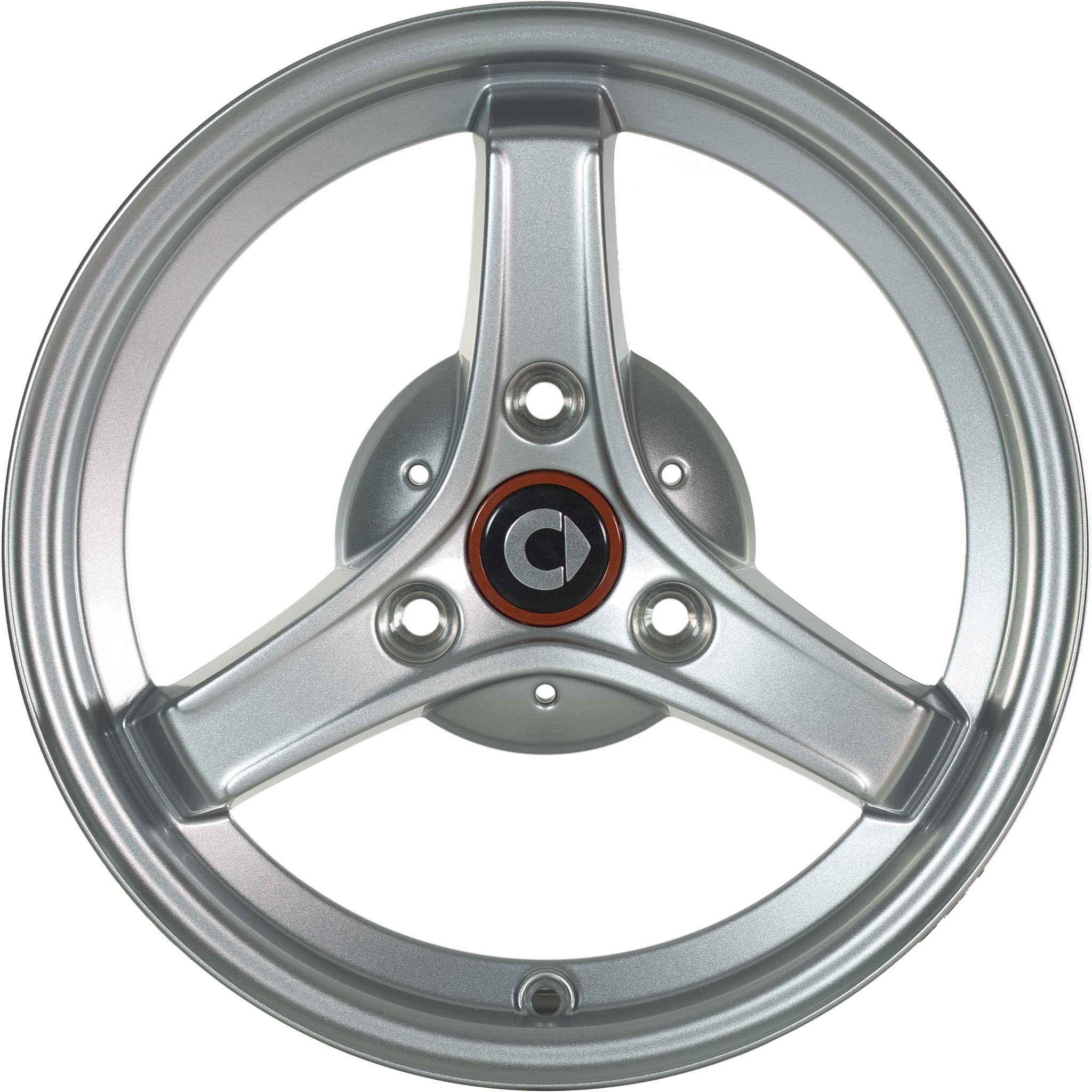 Smart 3 Spoke Vanadium Silver Metallic Alloy Wheel Product Image #1