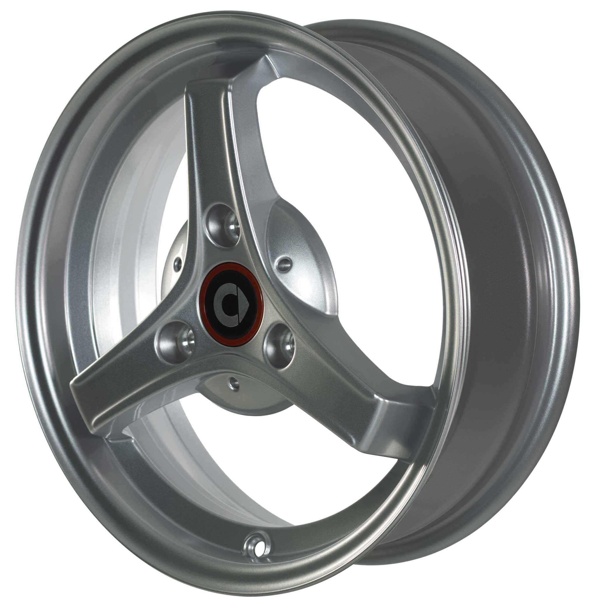 Smart 3 Spoke Vanadium Silver Metallic Alloy Wheel Product Image #4