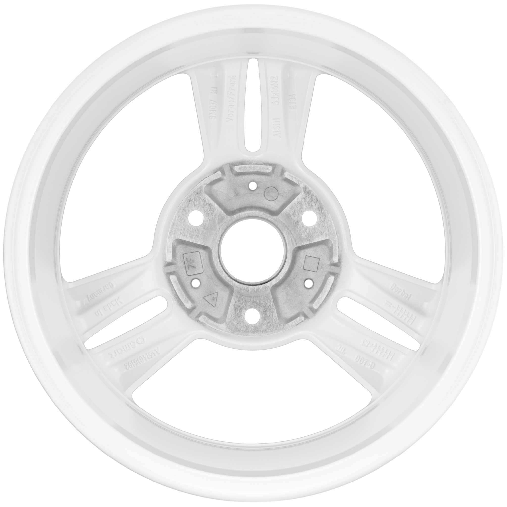 Smart 3 Twin Spoke White Alloy Wheel Product Image #3