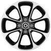 Smart 8 Spoke Black Wheel Img 1