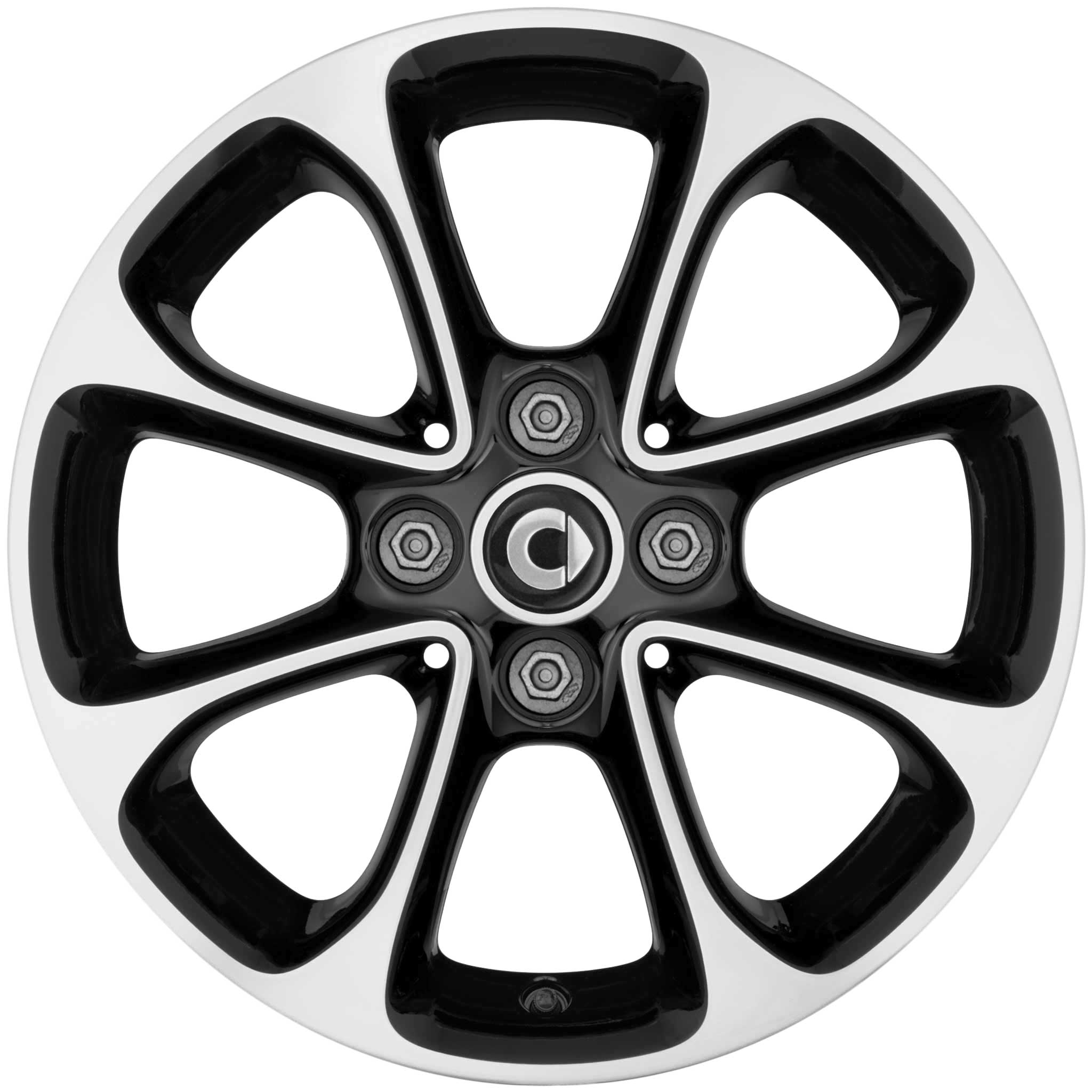 Smart 8 Spoke Black Alloy Wheel Product Image #1