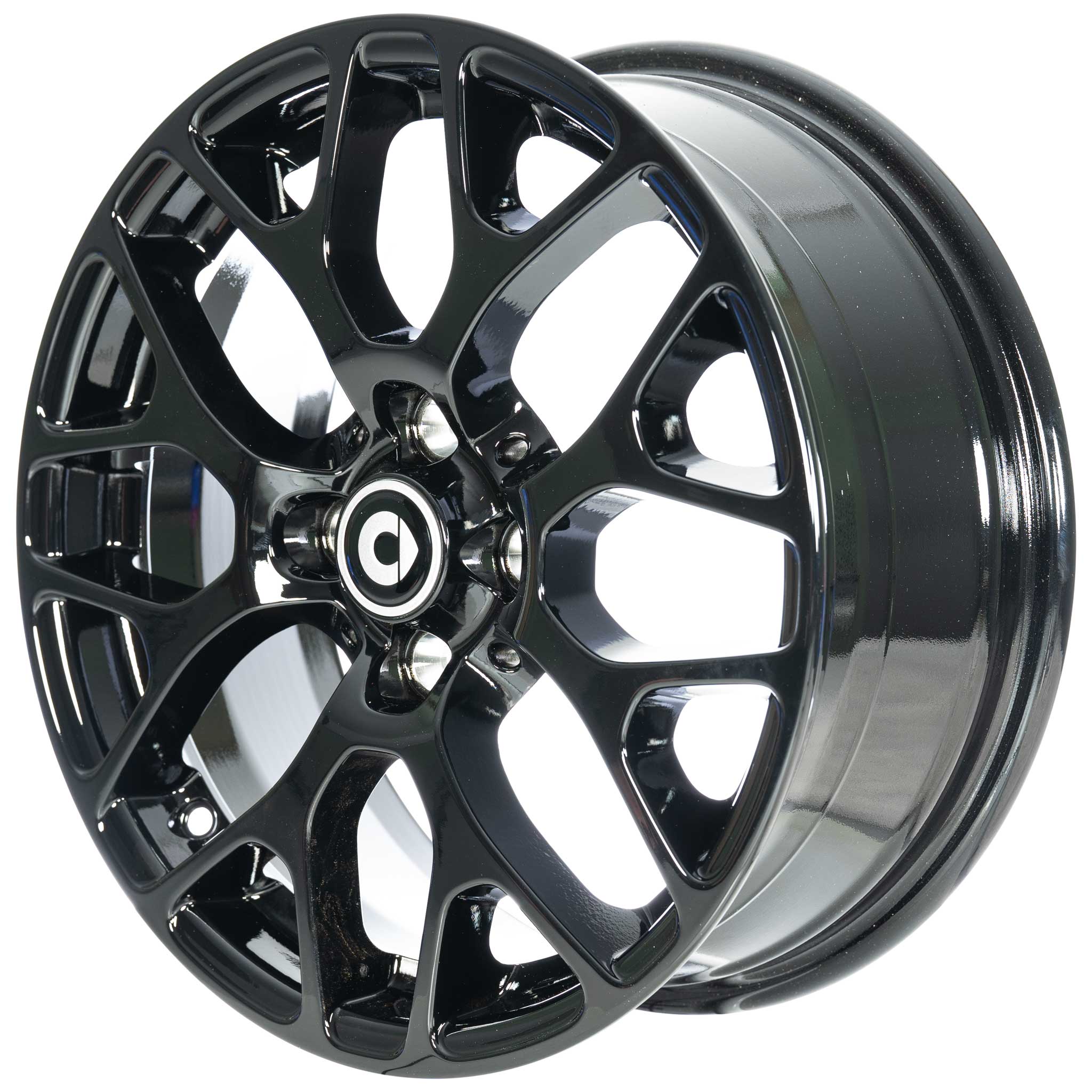 Smart 8 Spoke Black Alloy Wheel Product Image #2