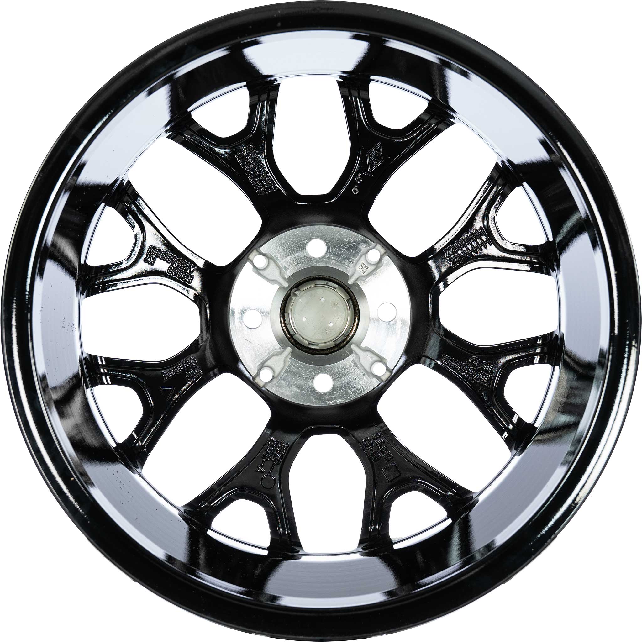 Smart 8 Spoke Black Alloy Wheel Product Image #3