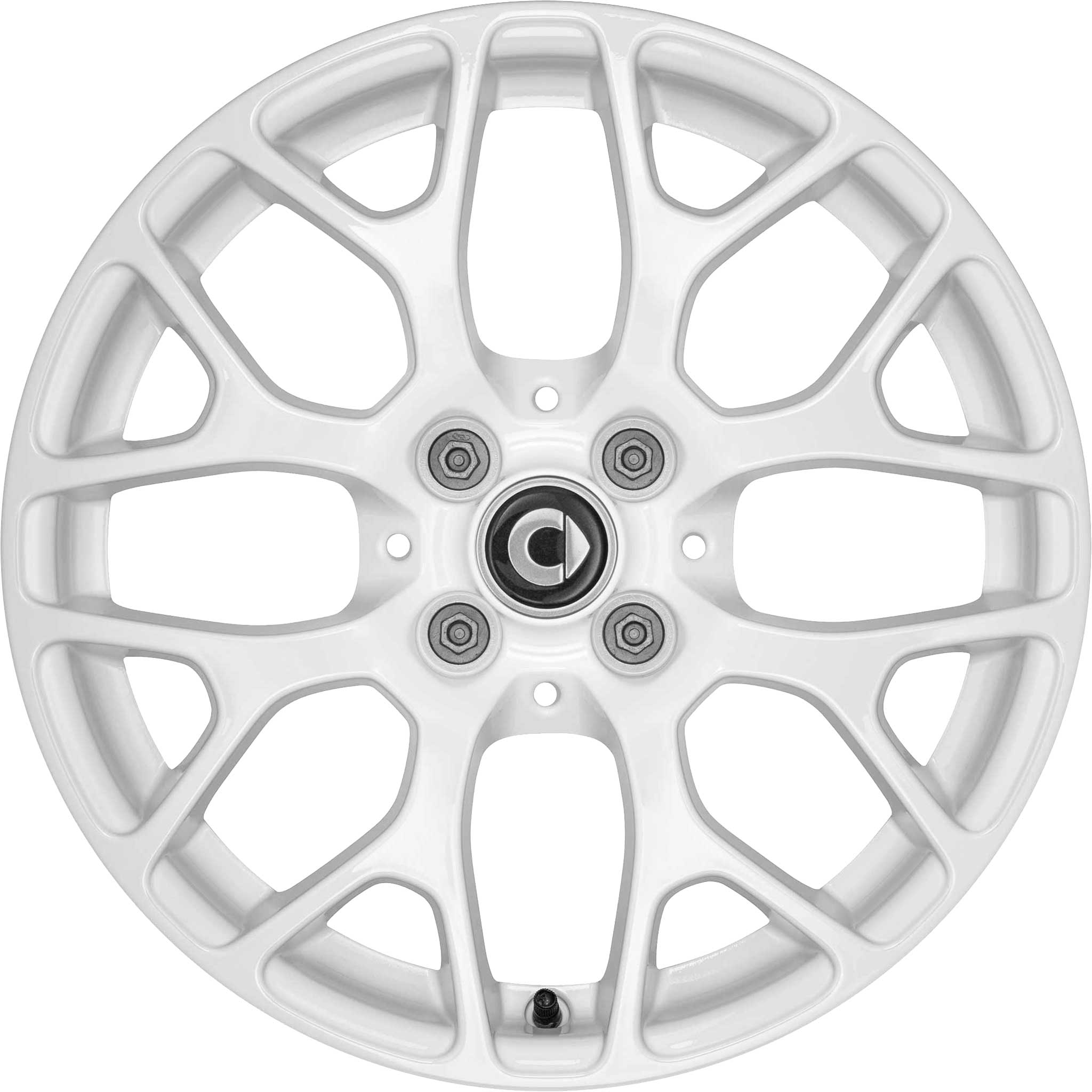 Smart 8 Y Spoke White Alloy Wheel Product Image #1