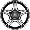 Smart 5 Twin Spoke Black with High Sheen (v1) Wheel Img 1