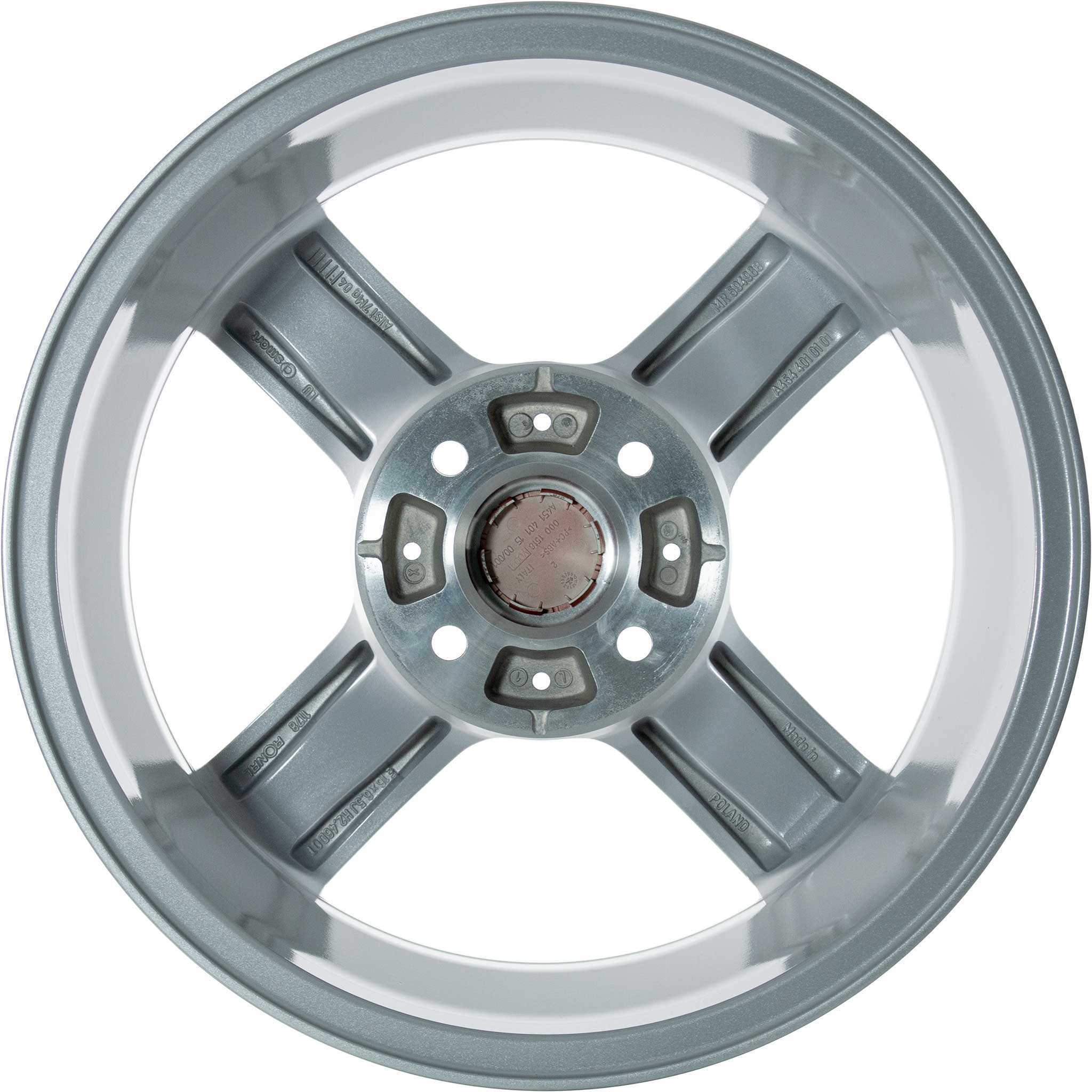 Smart Moveline standard silver Alloy Wheel Product Image #3