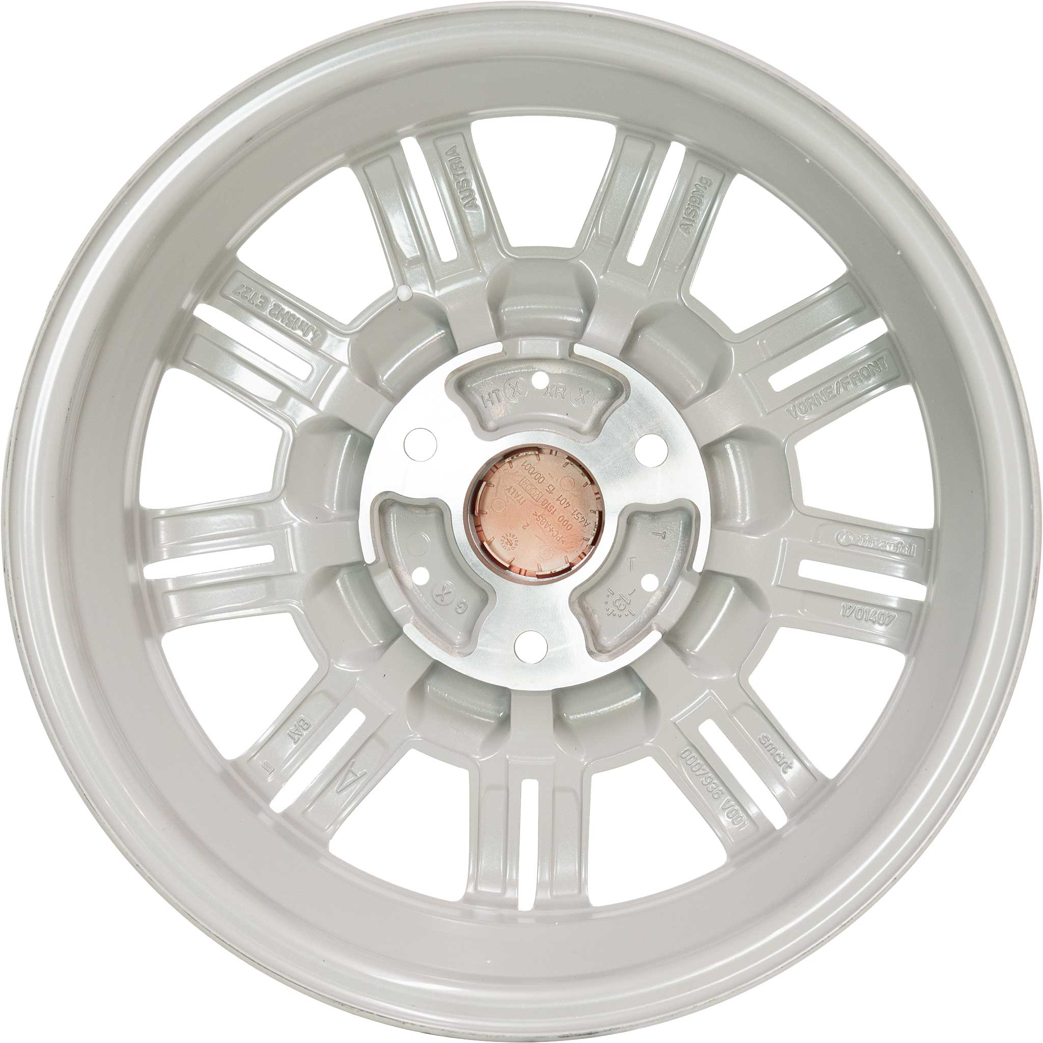 Smart Jetline standard silver Alloy Wheel Product Image #3