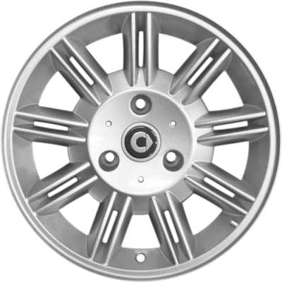 Smart Jetline standard silver Alloy Wheel Product Image #1