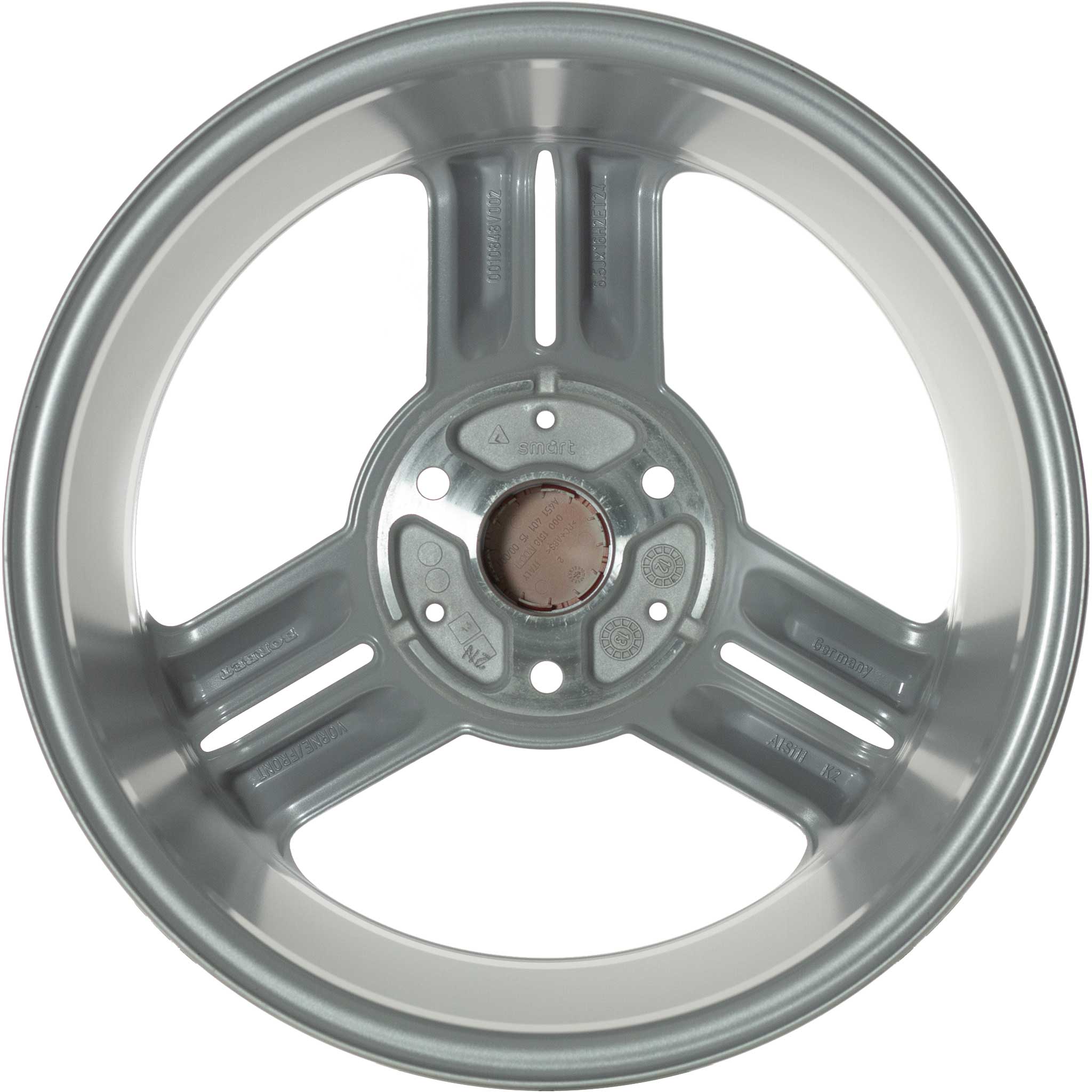 Smart Spikeline standard silver Alloy Wheel Product Image #3