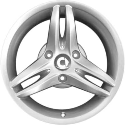 Smart Strikeline standard silver Alloy Wheel Product Image #1