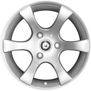 Smart Coreline standard silver Alloy Wheel for Smart ForTwo 450 - Sizes 15in