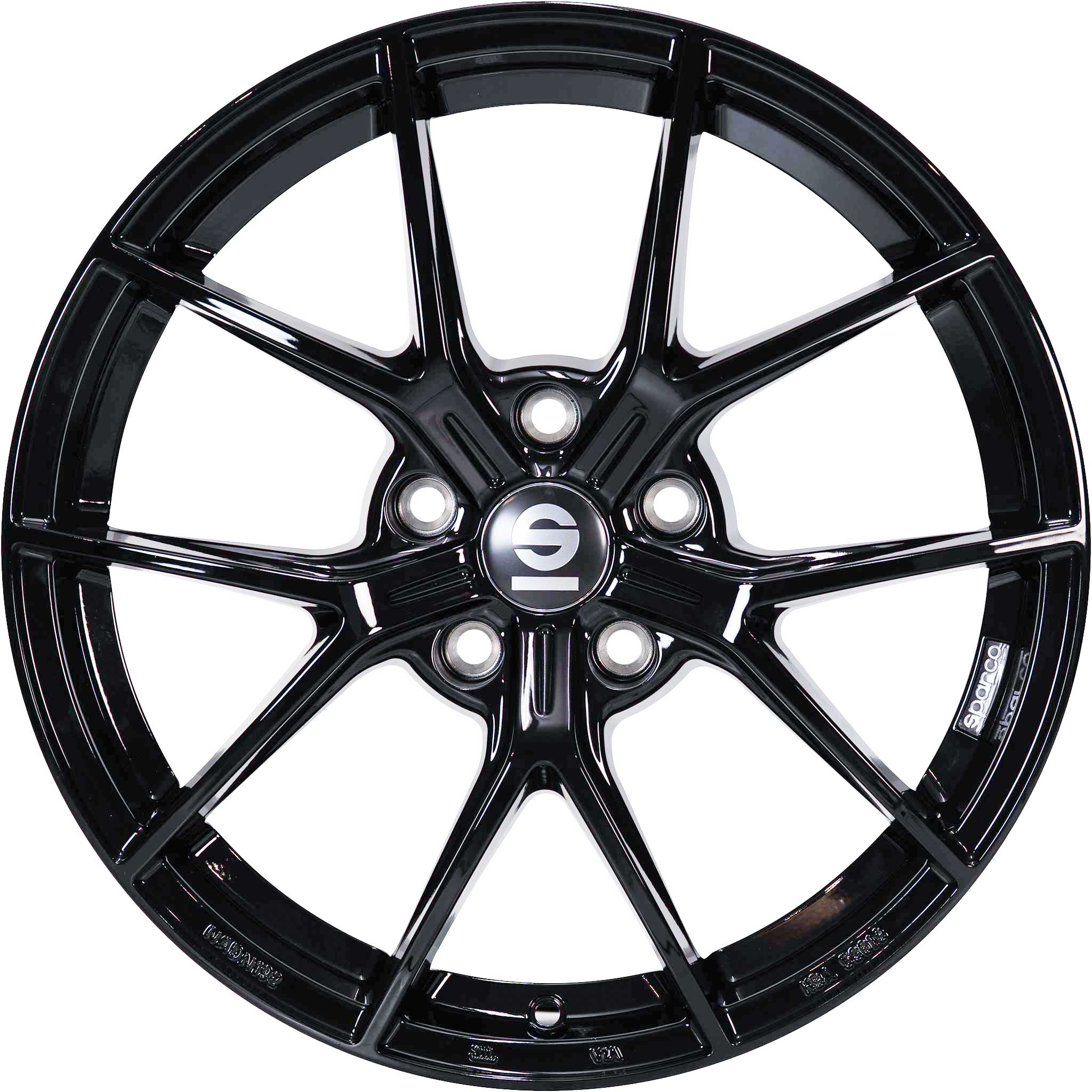 Sparco Podio Gloss Black Alloy Wheel Product Image #2