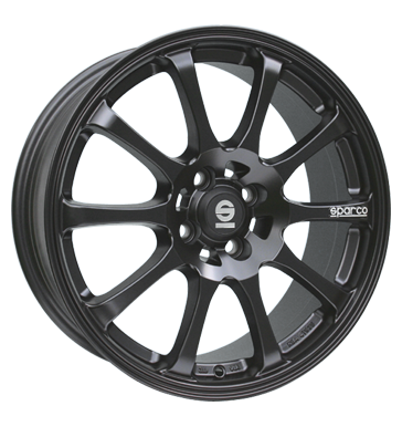 Sparco Drift Matt Black Alloy Wheel Product Image #1