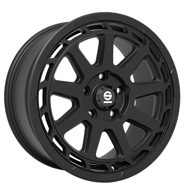 Sparco Gravel Matt Black Alloy Wheel Product Image #1