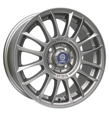 Sparco Pista Matt Silver Tech Alloy Wheel Product Image #1