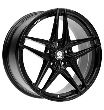 Sparco Record Gloss Black Alloy Wheel Product Image #1