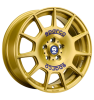 Sparco Terra Gold with Blue Writing Wheel Img 1