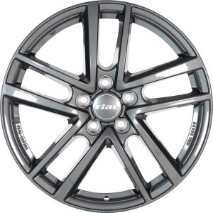 Rial Astorga Graphite Alloy Wheel for Seat Ibiza 6J - Sizes 15in, 16in, 18in