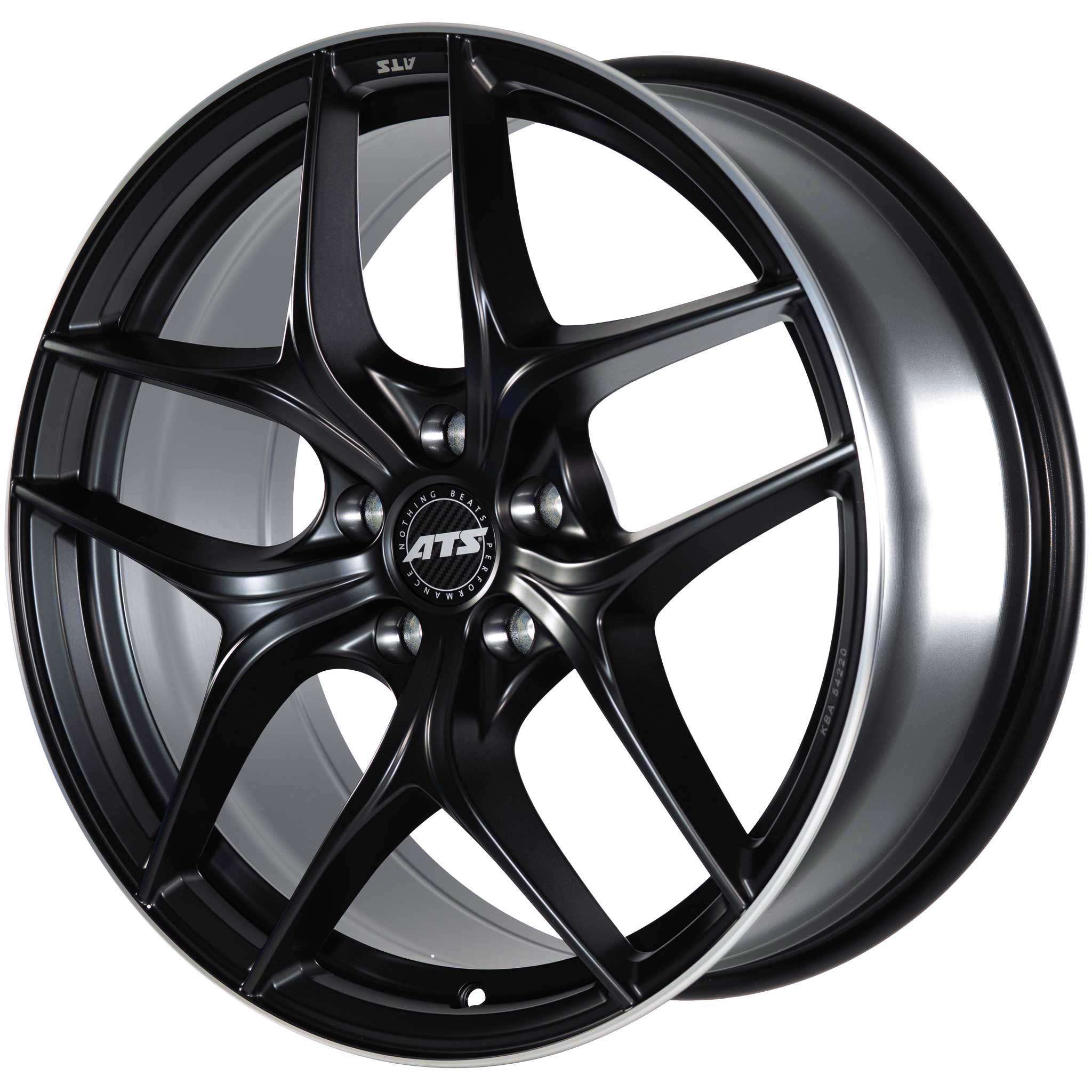 ATS Competition 2 Racing Black Rim Lip Polished Alloy Wheel Product Image #2