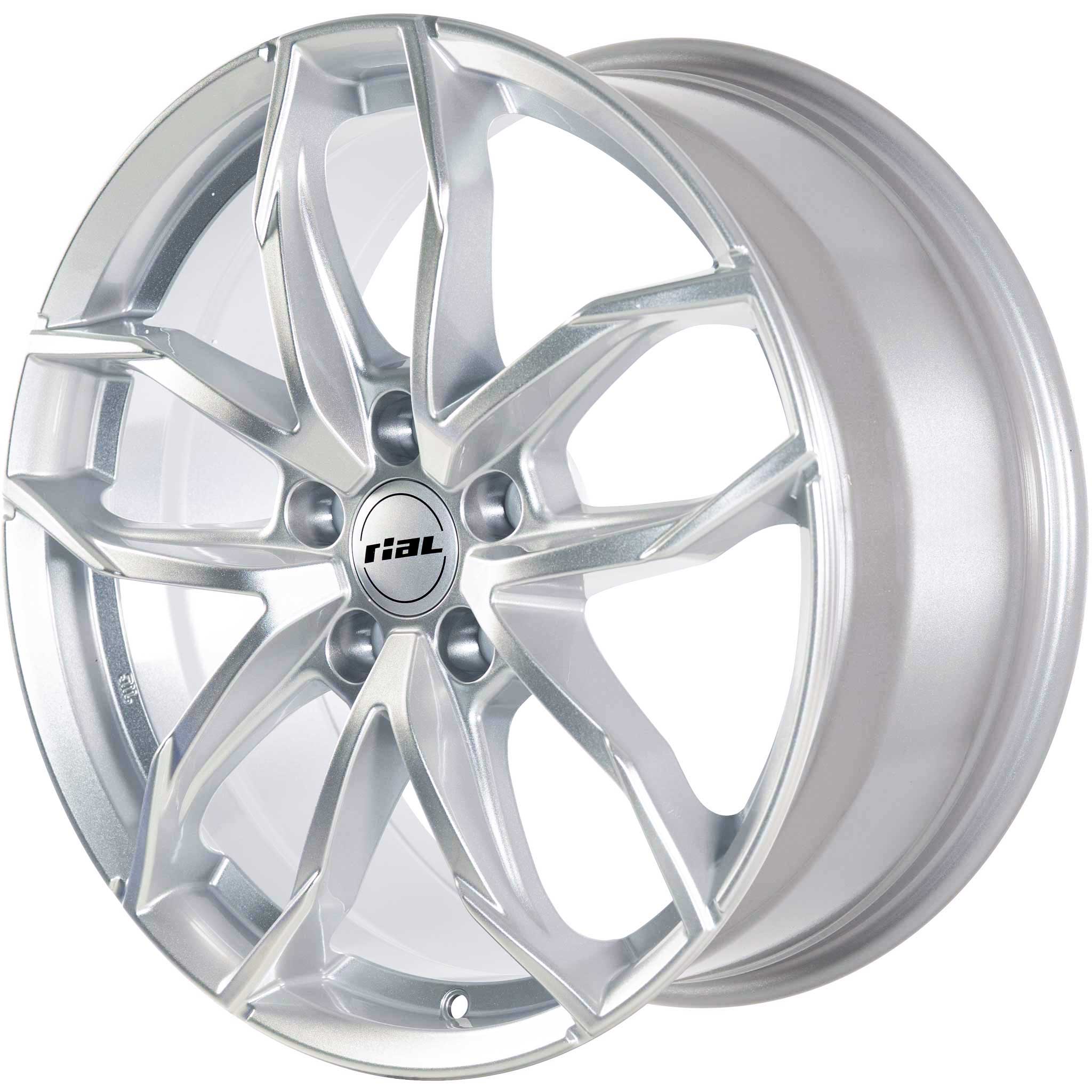 Rial Lucca Polar Silver Alloy Wheel Product Image #4
