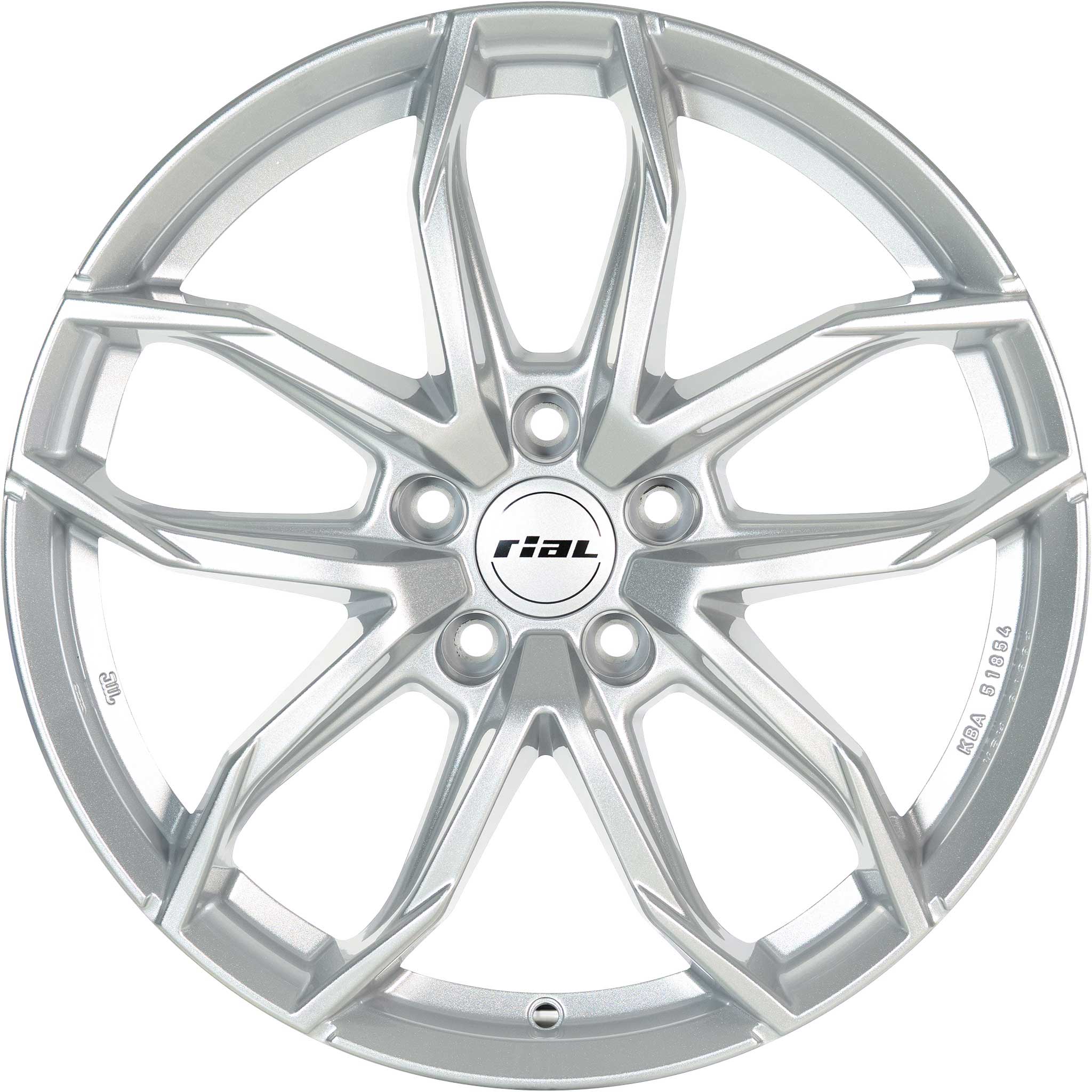 Rial Lucca Polar Silver Alloy Wheel Product Image #3