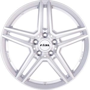 Rial M10 Polar Silver Alloy Wheel for Ford Galaxy/S-Max WA6 - Sizes 17in, 18in