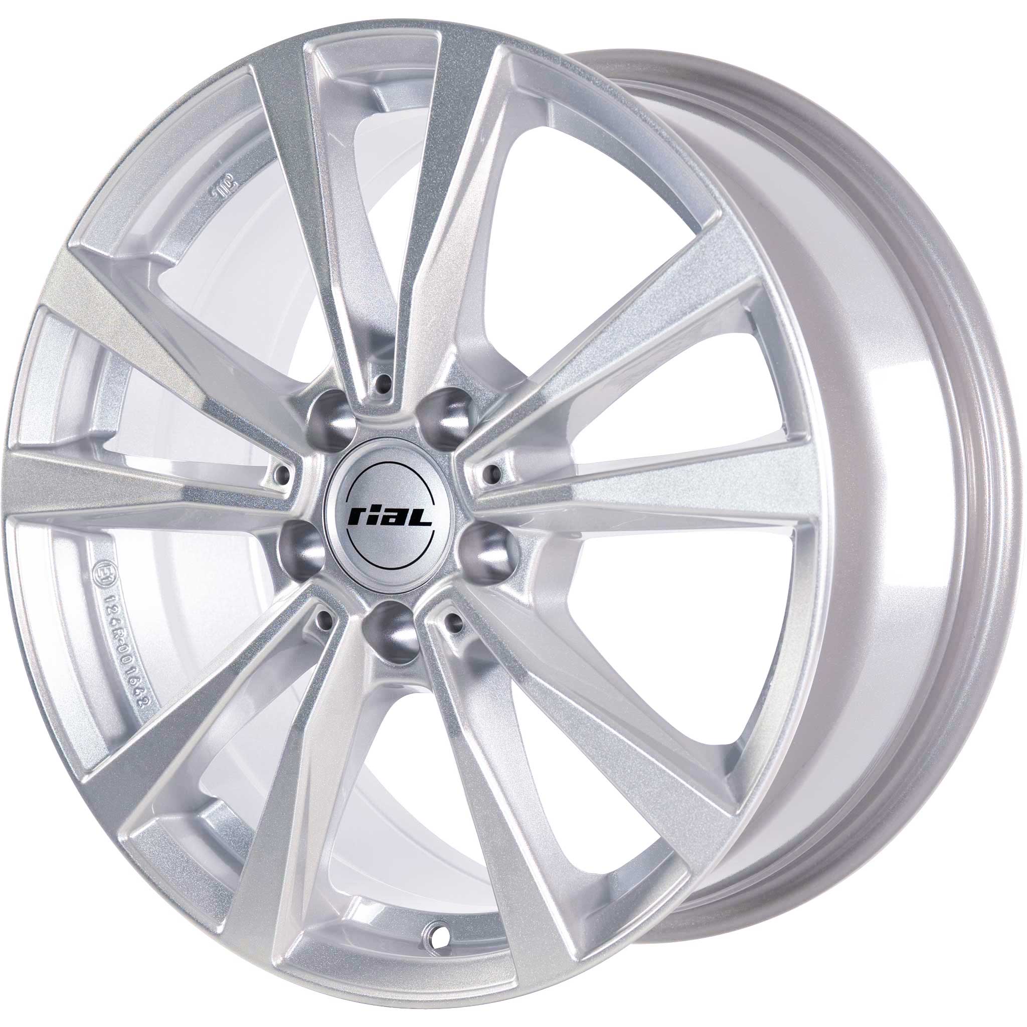 Rial M12 Polar Silver Alloy Wheel Product Image #4