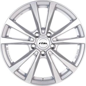 Rial M12 Polar Silver Alloy Wheel for Jaguar XF X250 - Sizes 19in