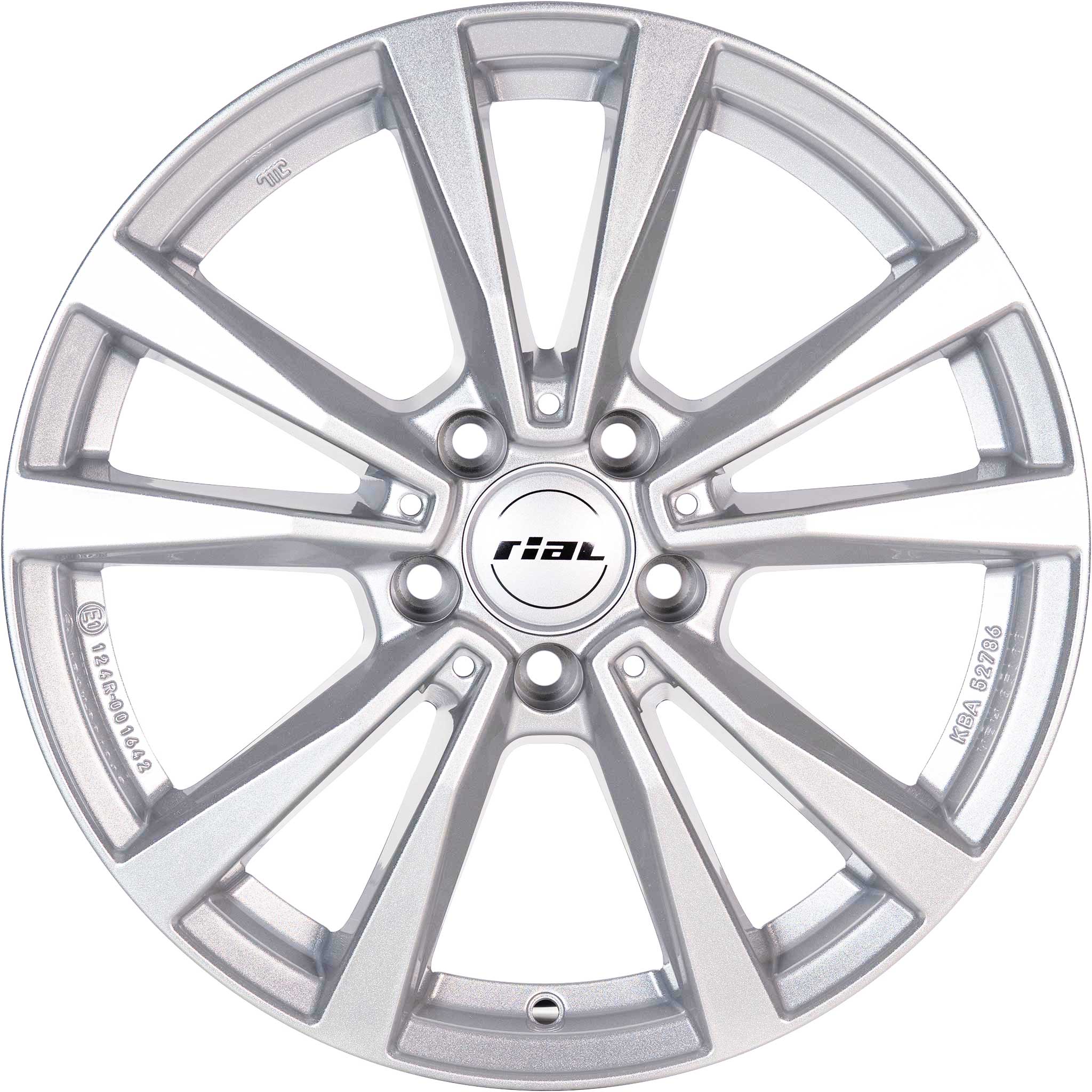 Rial M12 Polar Silver Alloy Wheel Product Image #3