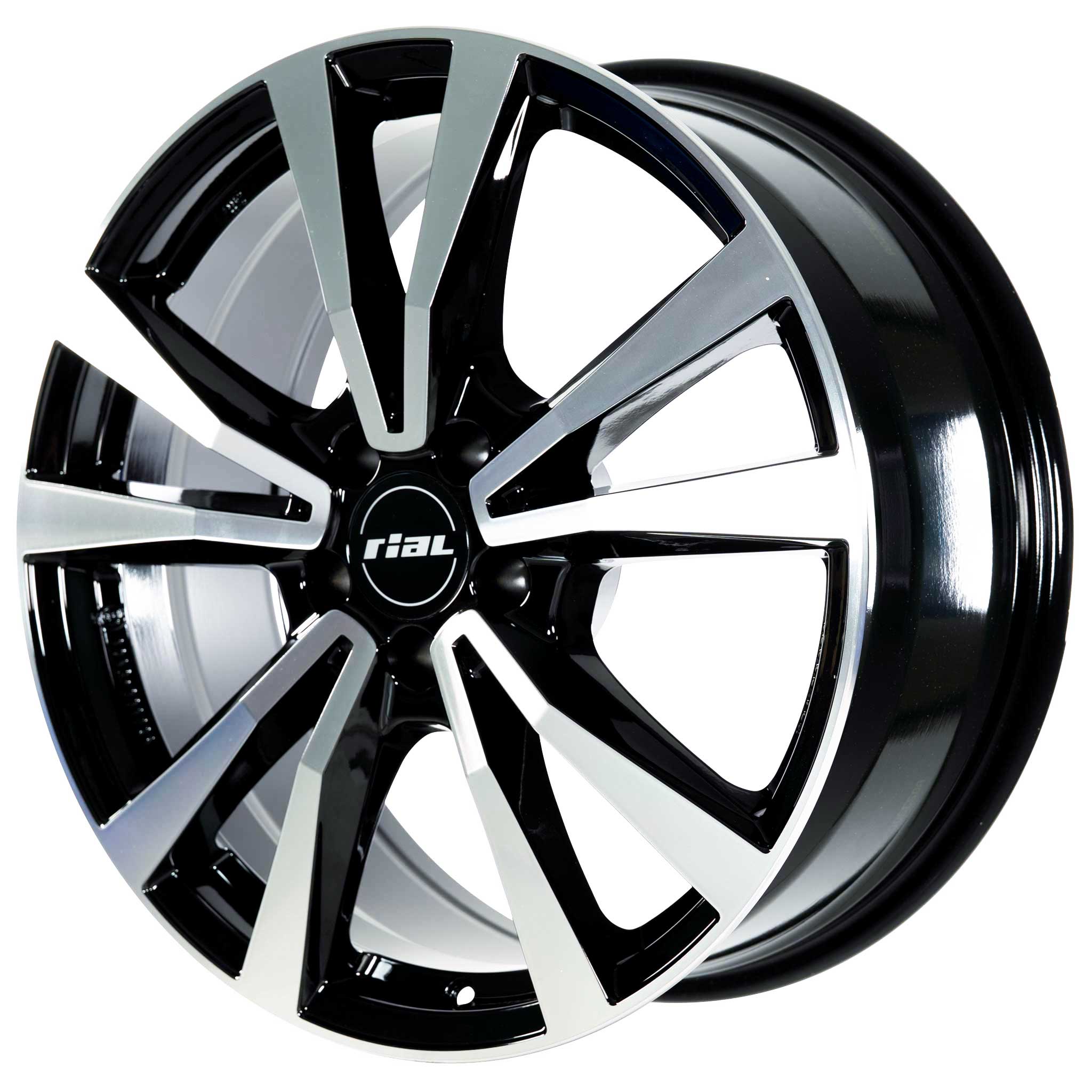 Rial M12X Diamond Black Front Polished Alloy Wheel Product Image #2
