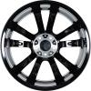Rial M12X Diamond Black Front Polished Wheel Img 3