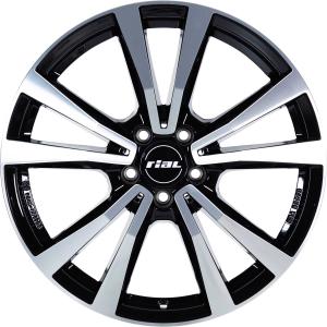 Rial M12X Diamond Black Front Polished Alloy Wheel for Mercedes S-Class W220 - Sizes 19in, 20in