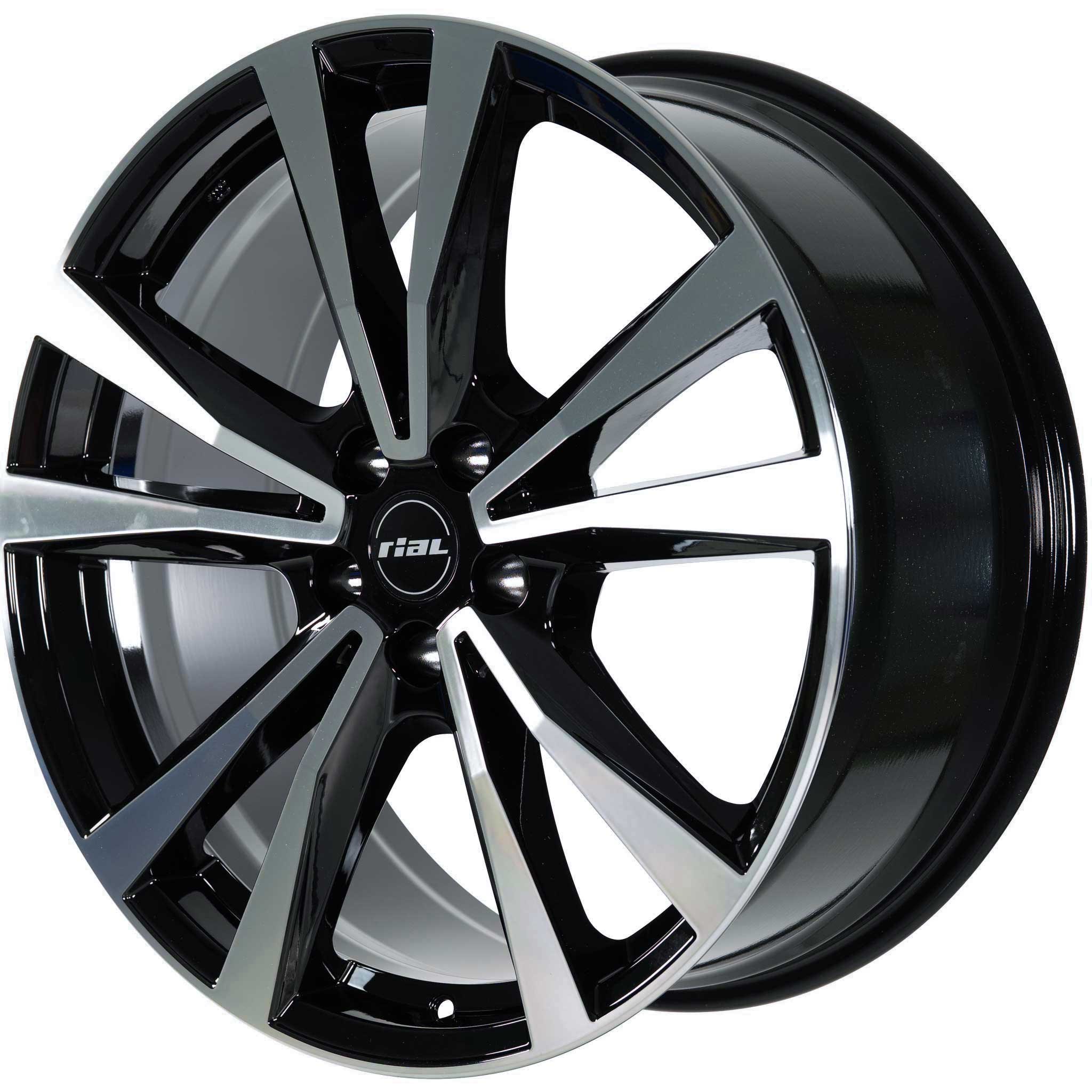 Rial M12X Diamond Black Front Polished Alloy Wheel Product Image #2