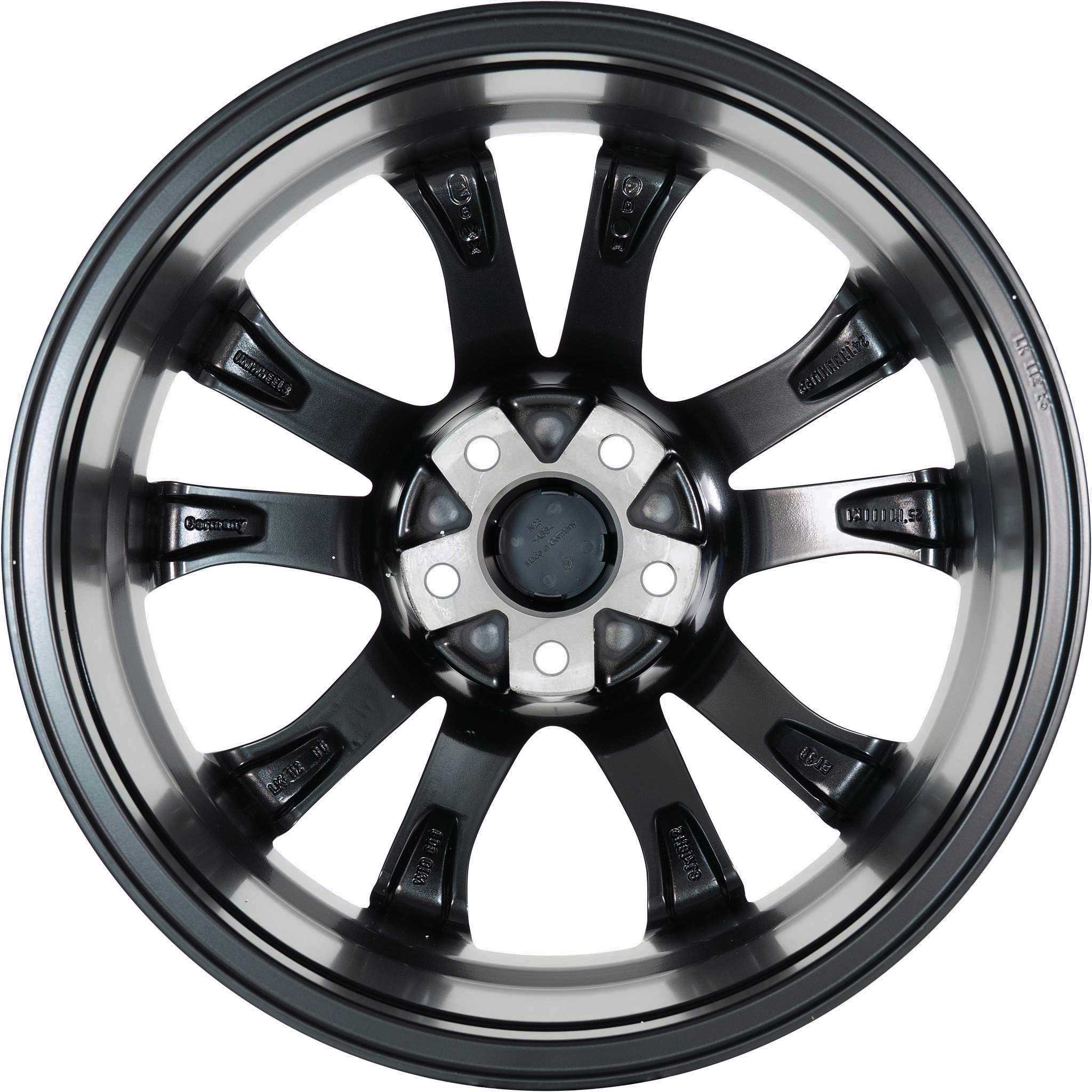 Alutec W10 Racing Black Front Polished Alloy Wheel Product Image #3