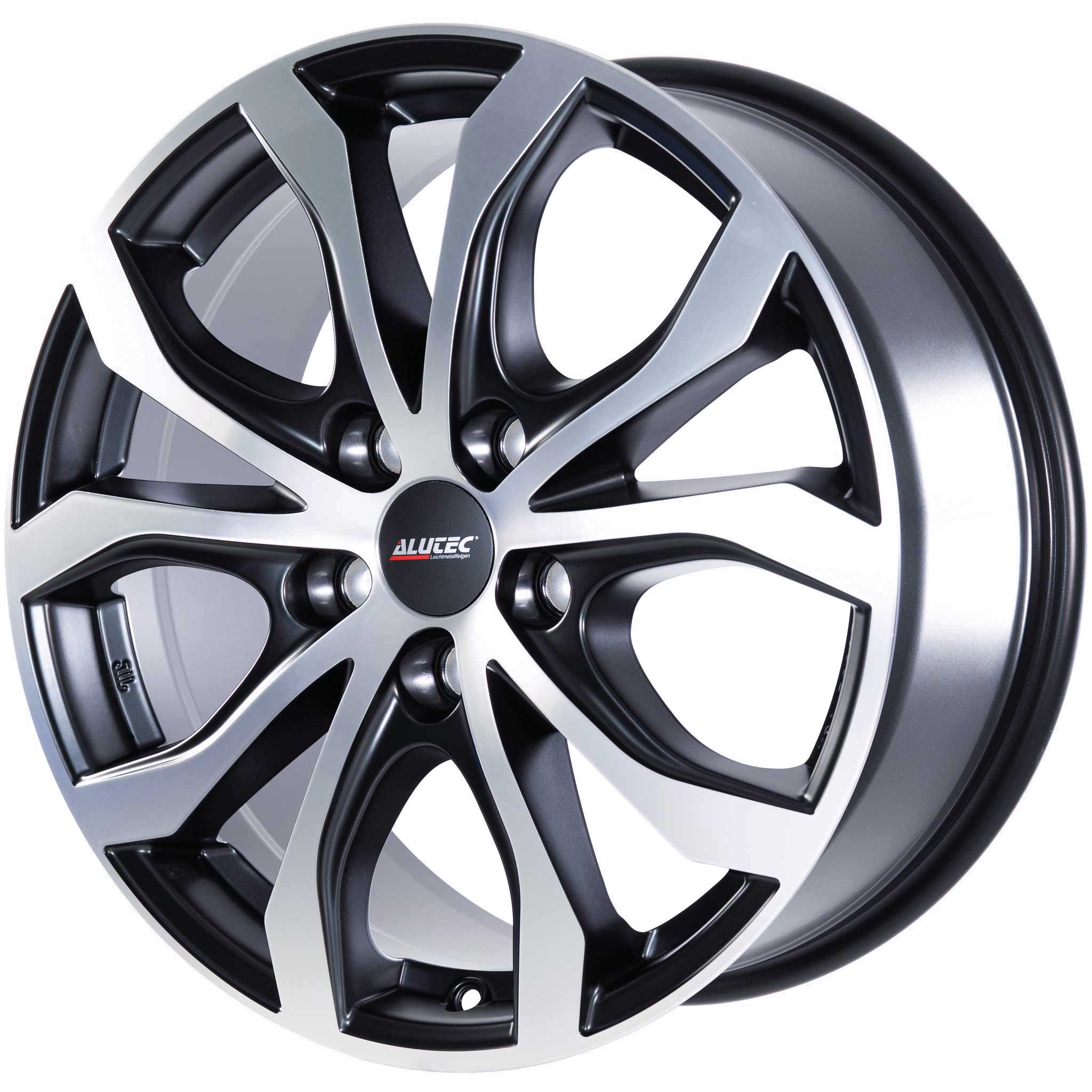 Alutec W10X Racing Black Front Polished Alloy Wheel Product Image #2