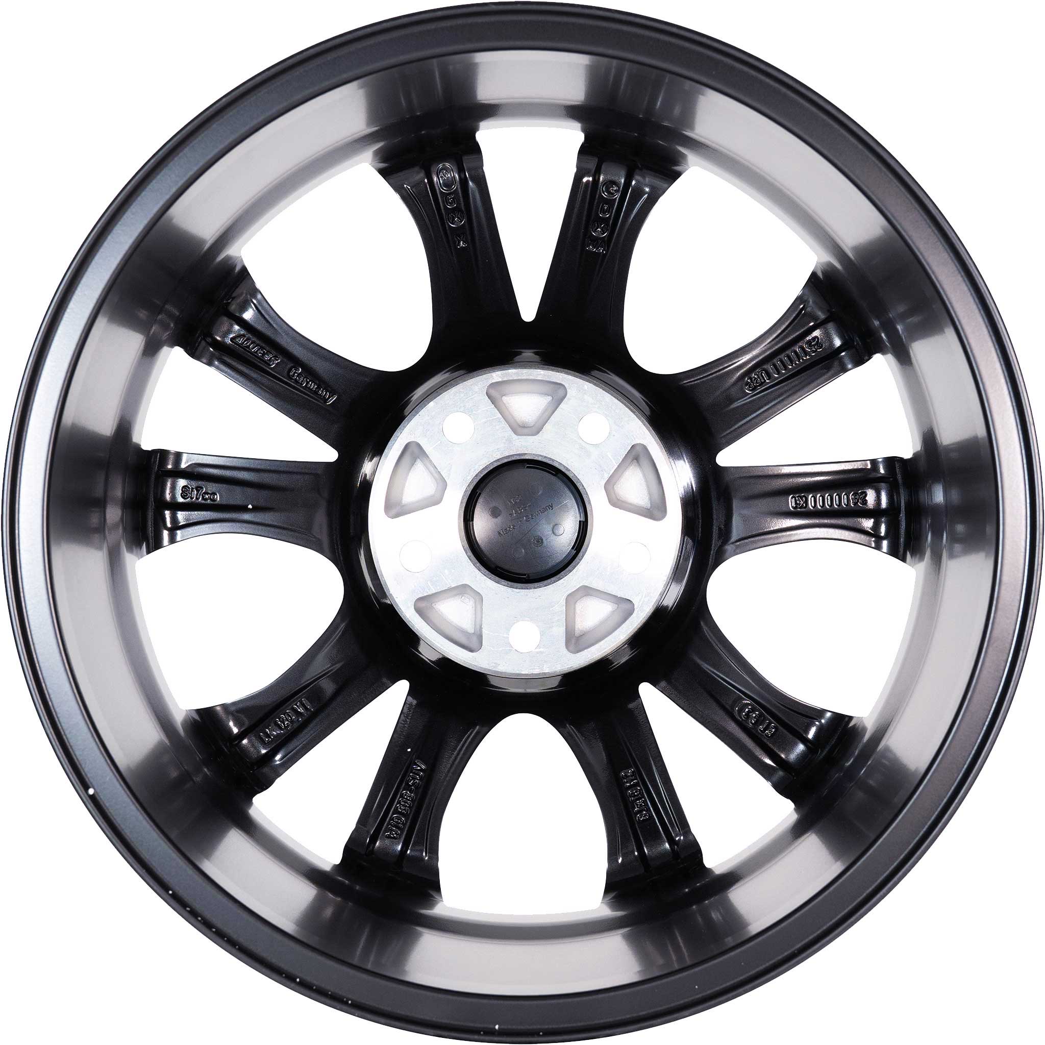 Alutec W10X Racing Black Front Polished Alloy Wheel Product Image #3
