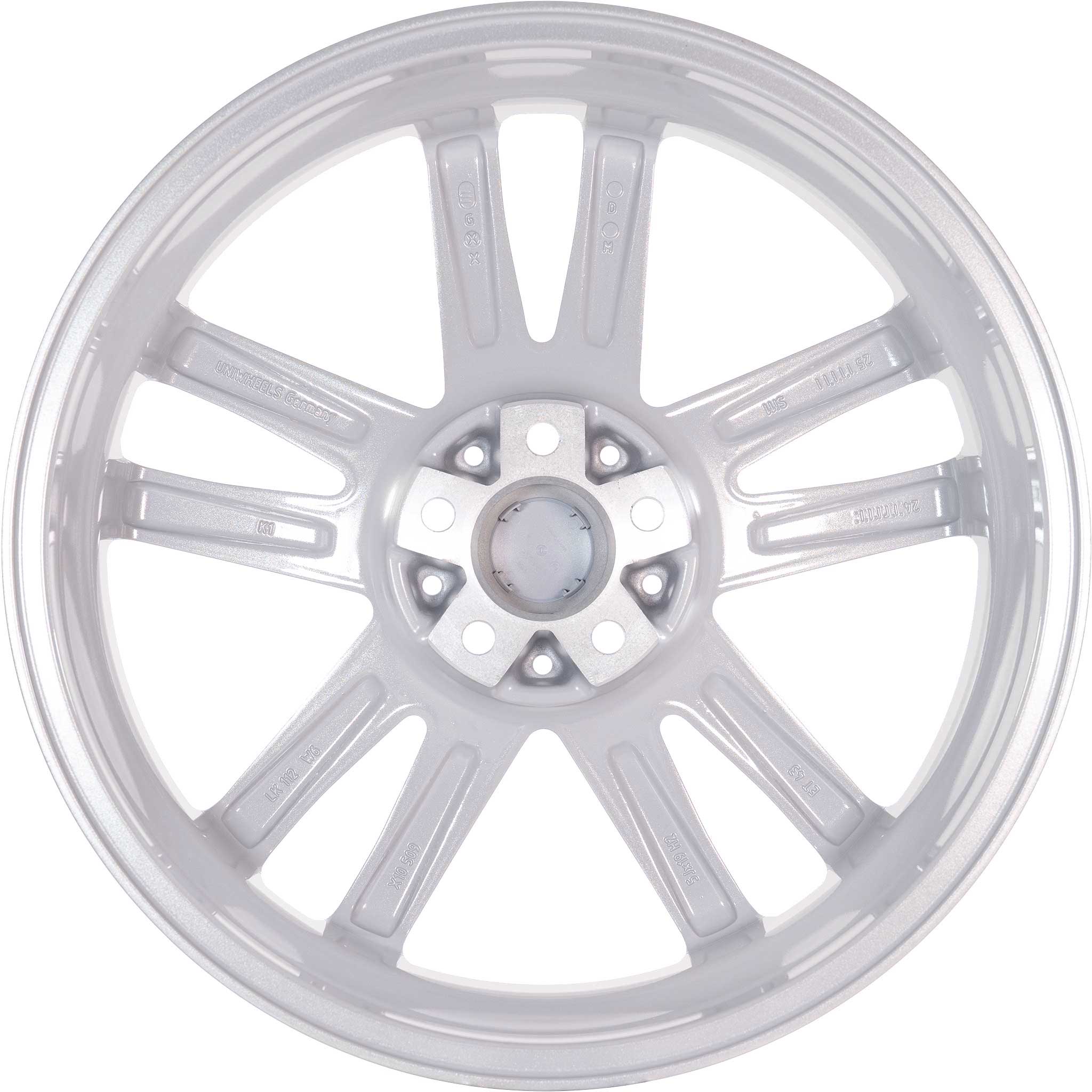 Rial X10 Polar Silver Alloy Wheel Product Image #5