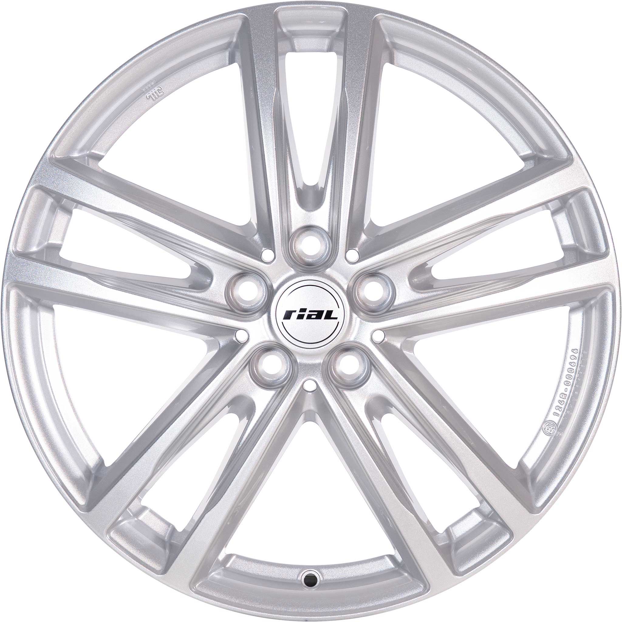 Rial X10 Polar Silver Alloy Wheel Product Image #3