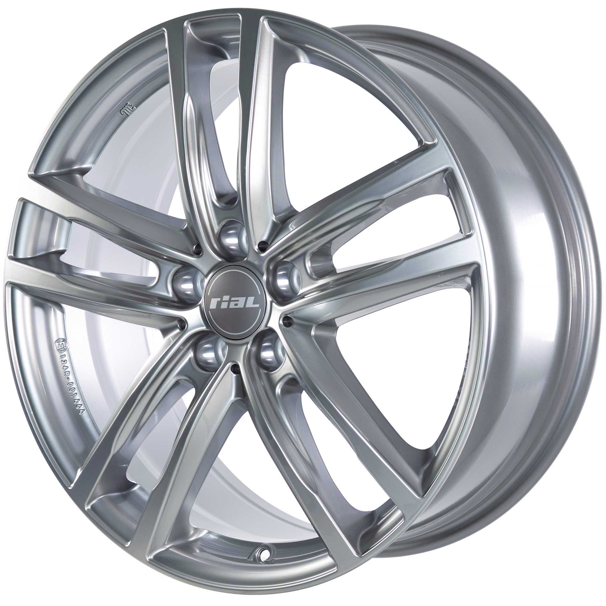 Rial X10 Metallic Gray Alloy Wheel Product Image #4